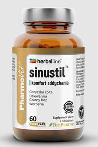 Kapsuki na komfort oddychania (sinustil) bezglutenowe 60 szt. - pharmovit (herballine) - 2877649735