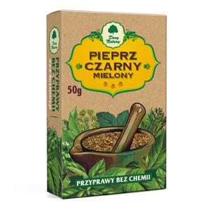 Pieprz czarny mielony 50 g - dary natury - 2877879313