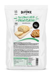 Mieszanka ciasta uniwersalna niskobiakowa bezglutenowa 500 g - glutenex - 2878613763