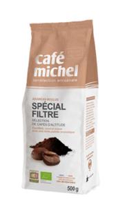 Kawa mielona arabica 100 % do parzenia w dripie fair trade bio 500 g - cafe michel - 2878763789