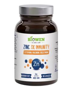 Cynk 3x immunity bezglutenowy 100 kapsuek - hempking (biowen) - 2878870550