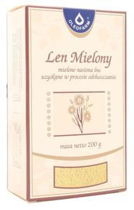 Len mielony odtuszczony - Oleofarm - 200g - 2823602918