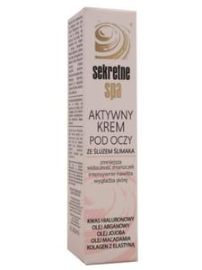 Aktywny krem pod oczy ze luzem limaka - Sekretne Spa - 30ml - 2852427124