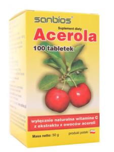 Acerola 500mg - Sanbios - 100tab - 2845179629