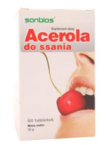 Acerola do ssania 500mg - Sanbios - 60tabl - 2845179647