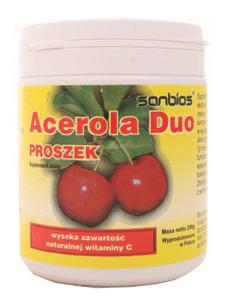 Acerola Duo proszek - Sanbios - 200g