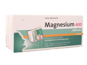 Magnesium 400mg Magnez w proszku - Sanct Bernhard - 60 sasz - 2860110643