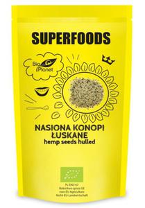 Nasiona konopi uskane bio 200 g - bio planet - 2860110987