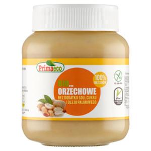 Pasta orzechowa z orzeszkw arachidowych bez dodatku soli i cukru bio 350 g - primaeco - 2874106215