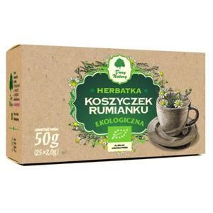 Herbatka z koszyczkw rumianku bio 25 x 2 g - dary natury - 2878763366