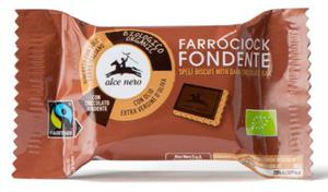Herbatniki orkiszowe z gorzk czekolad fair trade bio 28 g - alce nero - 2873835709