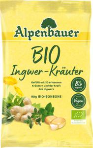 Cukierki z nadzieniem o smaku imbirowo-zioowym vegan bio 90 g - alpenbauer - 2873222070