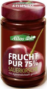 Mus winiowy 75% owocw bio 250 g - allos - 2868146524