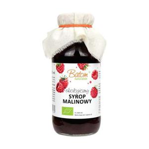 Syrop malinowy bio 330 ml - batom - 2876471810