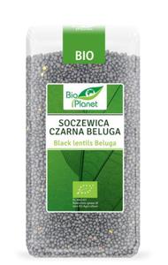 Soczewica czarna beluga bio 400 g - bio planet