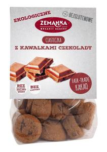 Ciasteczka z kawakami czekolady bezglutenowe bio 100 g - zemanka - 2877649257
