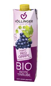 Sok z czerwonych winogron bio 1 l - hollinger