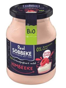 Jogurt malinowy 7,5% tuszczu w mleku bio 500 g soik - sobbeke - 2878870170