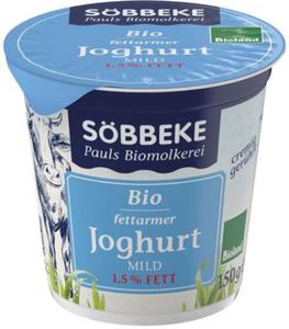 Jogurt naturalny 1,5% tuszczu w mleku bio 150 g - sobbeke - 2877412467