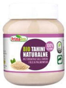 Tahini naturalne bio 350 g - primaeco - 2860112023