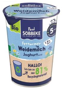 Jogurt naturalny 1,5% tuszczu w mleku bio 500 g - sobbeke - 2877879002