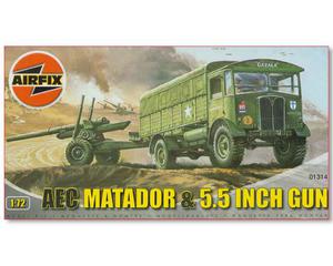 Airfix 01314 - AEC Matador & 5.5 Inch Gun (1/76) - 2824101876