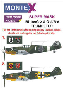 Montex K32232 Bf 109G-2 & G-2/R-6 (Trumpeter) (1/32) - 2824102317