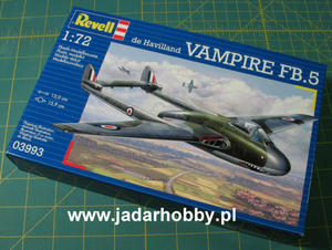 Revell 03993 - de Havilland Vampire FB.5 (1/72) - 2824102345