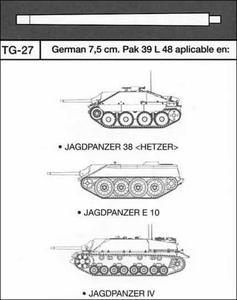 Jordi Rubio TG-27 Niemiecka lufa 7.5cm Pak 39 L48 (1:35) - 2824102460