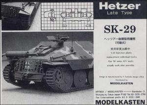 Modelkasten SK-29 Gsienice do Hetzer (pny) (1:35) Wyprzeda! - 2824102466