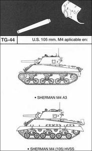 Jordi Rubio TG-44 Amerykaska lufa 105mm M4 (1:35) - 2824102481