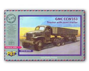 PST 72064 - GMC CCW353 w/Semi-trailer (1/72) - 2824102549