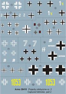 Armo 35418 - Pojazdy zdobyczne vol.2 (kalkomania 1/35) - 2824103169