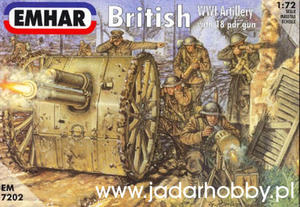 Emhar EM7202 - Brytyjska artyleria z I wojny wiatowej (1/72) - 2824103677