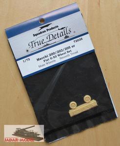 True Details 72035 Macchi 200/202/205 or Fiat G-50 Wheels (1/72) - 2824103852