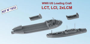 1:700 Niko Model 7033 LCT, LCI, 2 x LCM - 2824103867