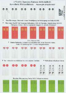 Rofur Samurai 1/72-156: Samurai flags 1600-1638 (9) - 2824103908