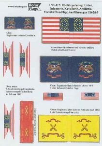 Rofur US Civil War 1861-1865 1/72-112: US Army 1862/65
