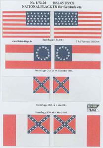 Rofur US Civil War 1861-1865 1/72-20: US and CS Troops 1861-65 - 2824104008