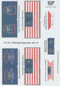 Rofur US Civil War 1861-1865 1/72-43a: Michigan Regiments - 2824104015