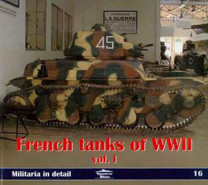 Militaria D16 French tanks of WWII vol.1 (book) - 2824104046