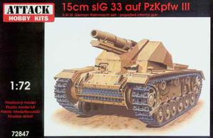 Attack 72847 - 15cm sIG 33 auf PzKpfw III (1/72) - 2824104312