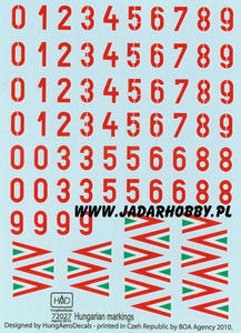 HAD 72027 - Hungarian Markings (1:72) - 2824104317