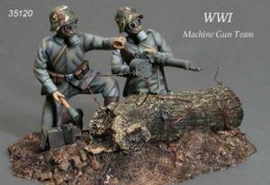 Mmodel 35120 - WWI Machine Gun Team (1/35) - 2824104388