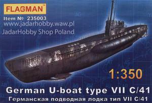 1:350 Flagman 235003 German U-Boot type VII C/41 - 2824104878