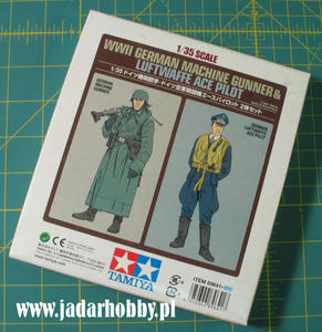 Tamiya 89641 German MG Gunner & Luftwaffe Pilot (1:35) - 2824105076