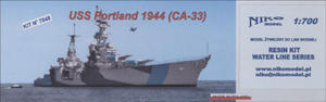 1:700 Niko Model 7048 USS Portland 1944 (CA-33) - 2824105125