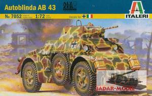 Italeri 7052 Woski samochd opancerzony Autoblinda AB 43 (1:72) - 2824105439