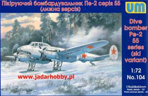 UM 104 - Samolot bombowy Pe-2 (wersja na nartach) (1/72) - 2824105443