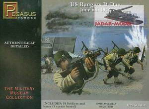 Pegasus 7351 - US Rangers D-Day, June 6th 1944 (1:72) - 2824105766